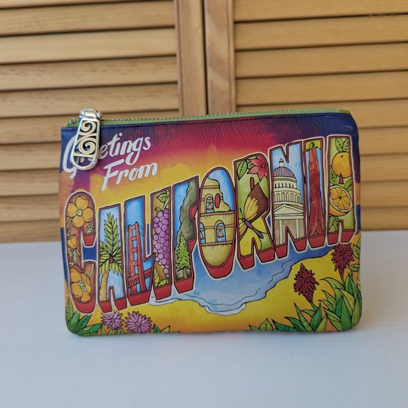 Brighton California Greetings Cosmetic Bag - Picture 4 of 11